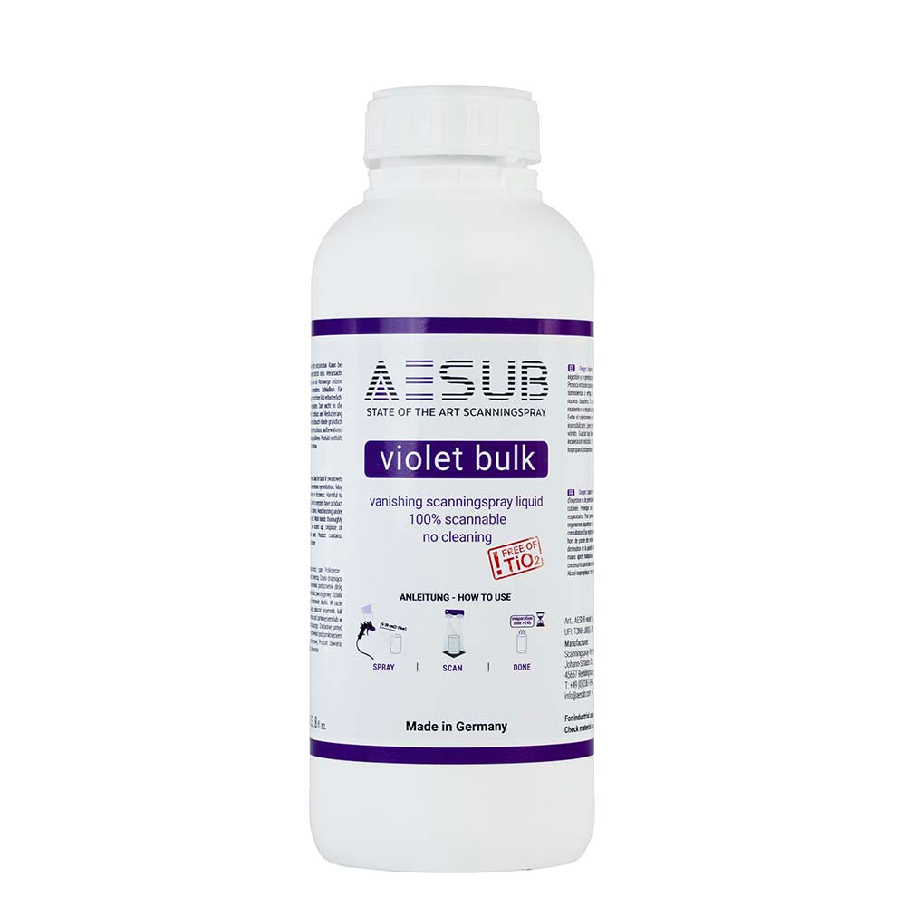 AESUB Violet - Spray Gun Solution Scanning Spray - 1000 ml