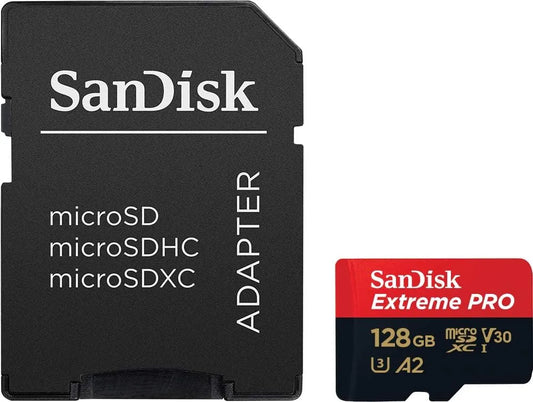 micro-SD Sandisk Extreme PRO 128GB - 3Digital | Droni e Stampanti 3D