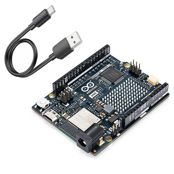 Set Arduino UNO R4 WiFi con cavo USB-A / USB-C