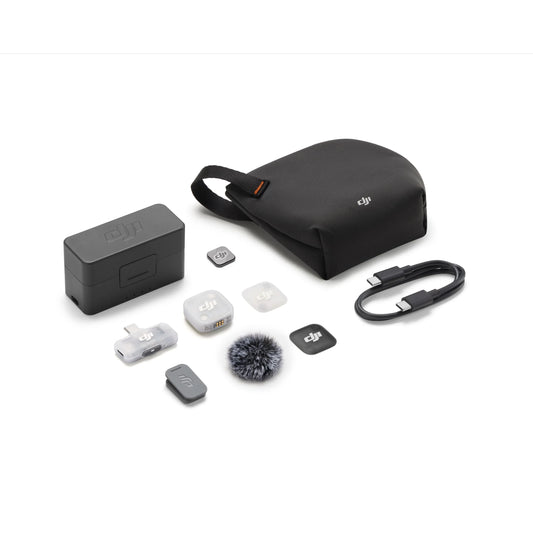 DJI Mic Mini 2 (1 TX + 1 RX mobile + Étui de Chargement)