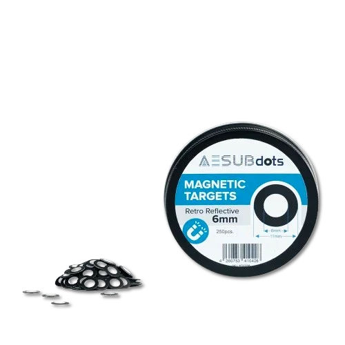 AESUBdots retromagnetici riutilizzabili 6mm