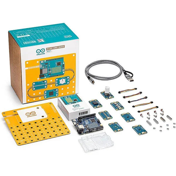 Kit Plug and Make: Arduino UNO R4 WiFi con Moduli Modulino®
