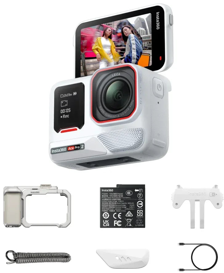 Insta360 AcePro2 White Xplorer Kit Silver