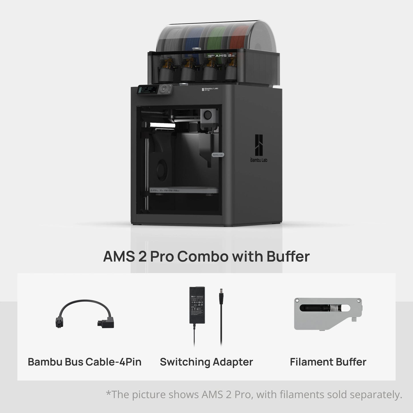 Bambu Lab P1S AMS 2 Pro Combo with Hub