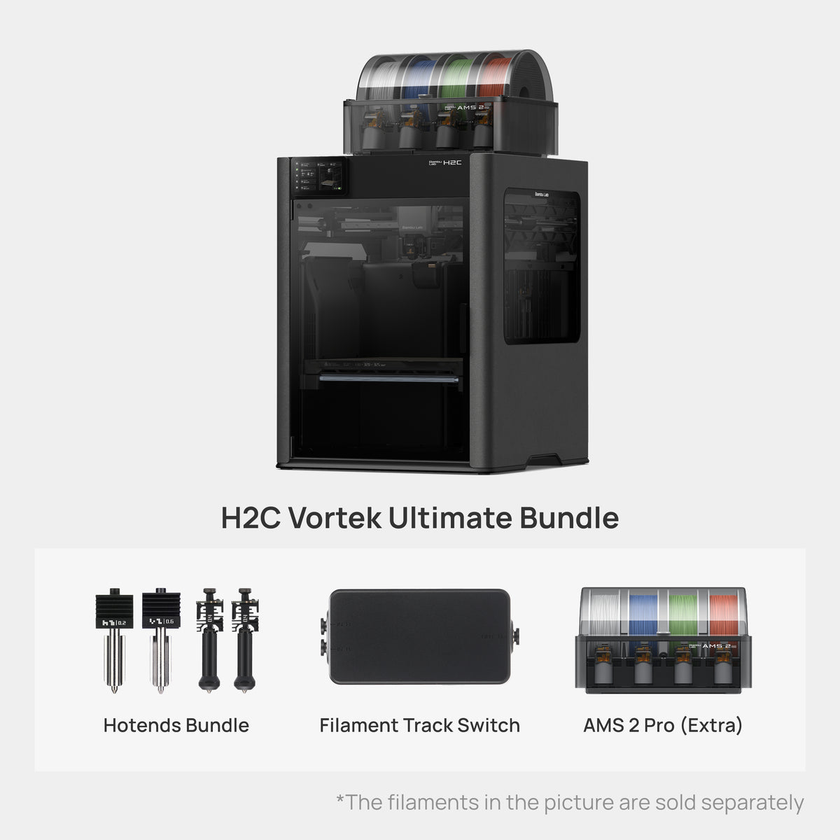 Bambu Lab H2C Bundle Vortek Ultimate