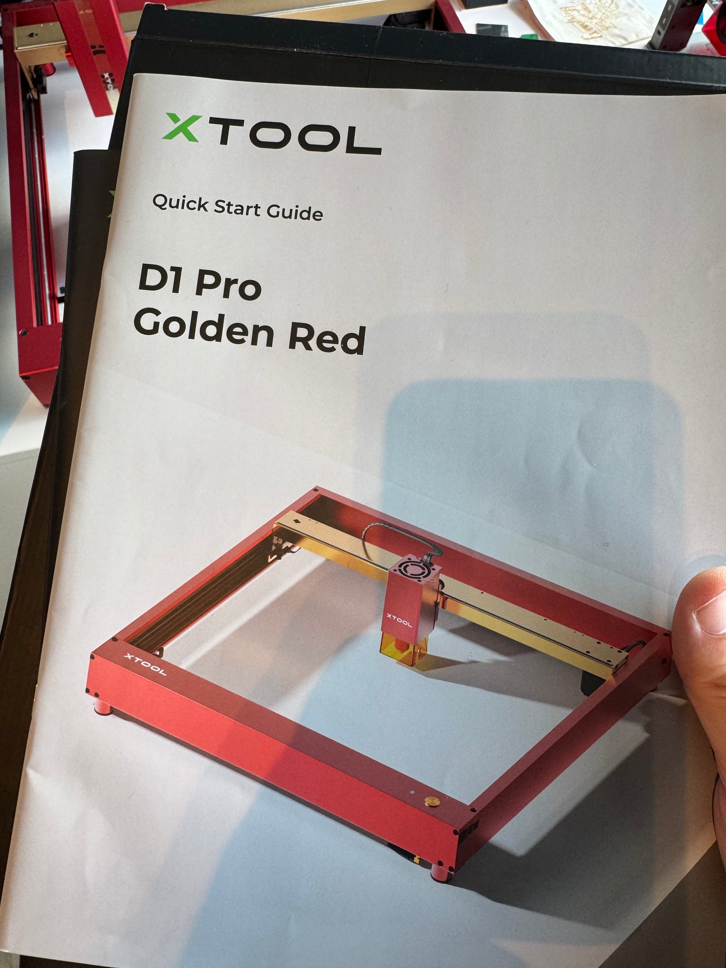 XTOOL D1 Pro 20W+2W IR Golden Red con accessori - Usato