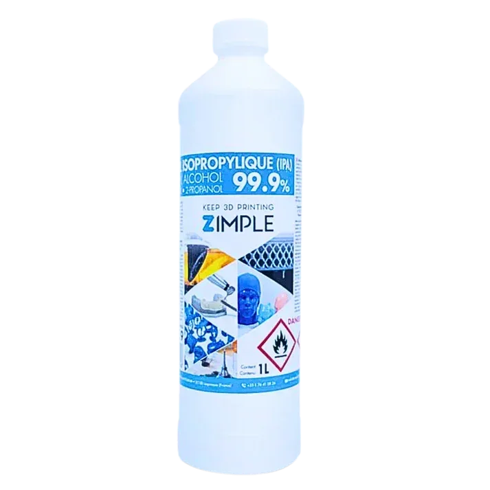 Zimple 3D - Alcool isopropylique (IPA) 99,99% - 1L