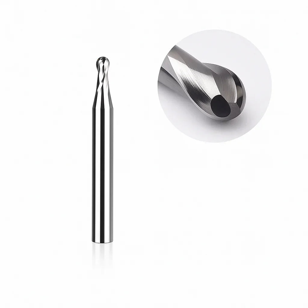 Makera - Double-Flute Ball-Nose Metal Drill Bit - 1/8" Drive
