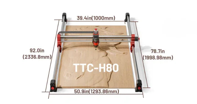 Macchina fresatrice CNC TwoTrees TTC-H80