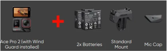 Insta360 Ace Pro 2 Dual Battery Bundle - 3Digital | Droni e Stampanti 3D