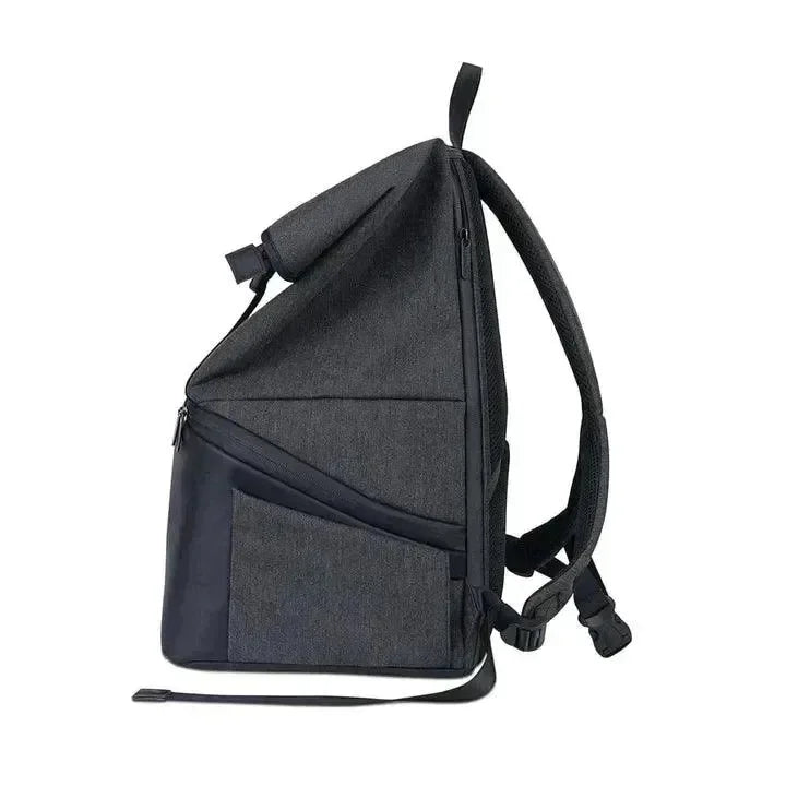 Zaino nero per power station EcoFlow River 2, design moderno, materiale resistente