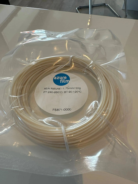 Campioni di Filamenti ASA 1,75mm / 50g - AzureFilm - 3Digital | Droni e Stampanti 3D