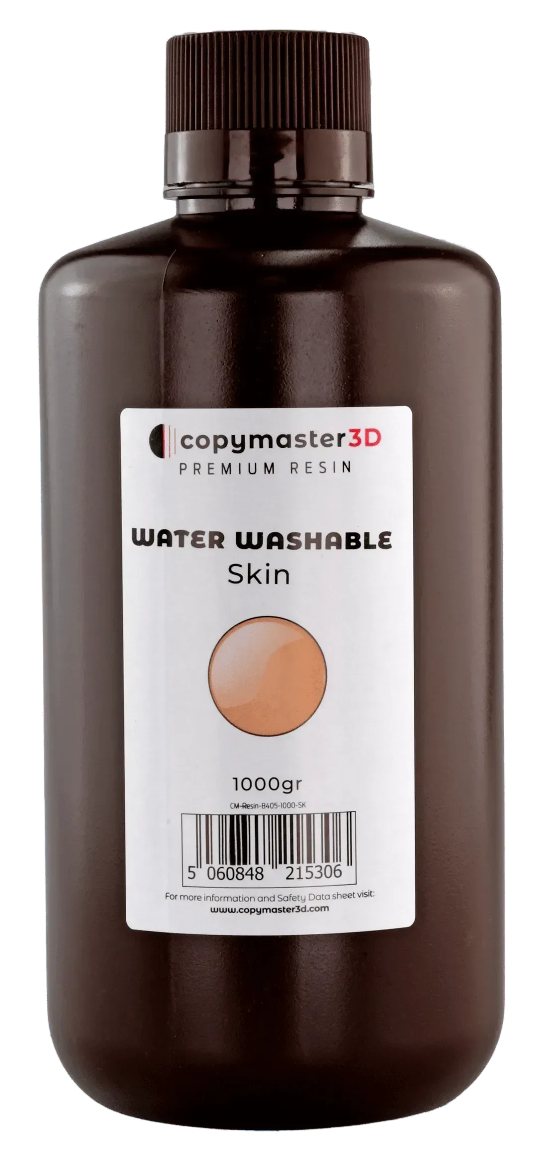 Resina UV lavabile ad acqua per stampa 3D, flacone 1kg colore pelle