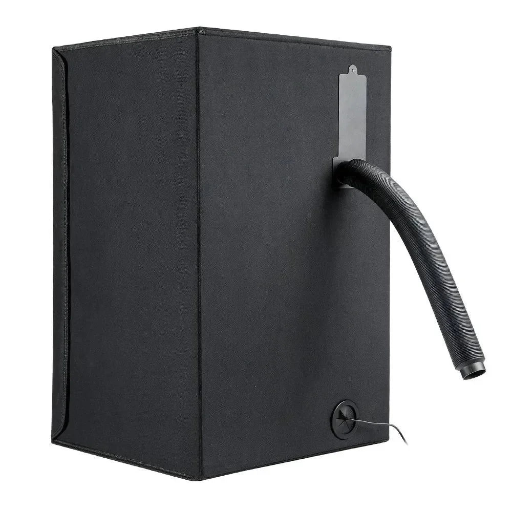 Enclosure nero per stampante 3D resina con tubo di ventilazione, accessorio stampa 3D