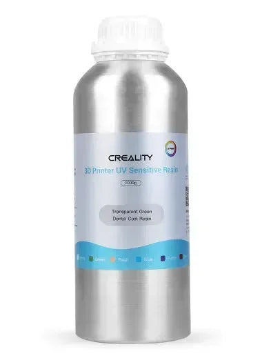 CREALITY LCD DENTAL CAST RESIN - TRANSPARENT GREEN - 1KG - 3Digital | Droni e Stampanti 3D