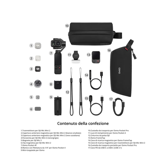 DJI Osmo Pocket 4P Creator Combo