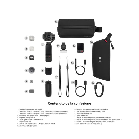 DJI Osmo Pocket 4P Creator Combo