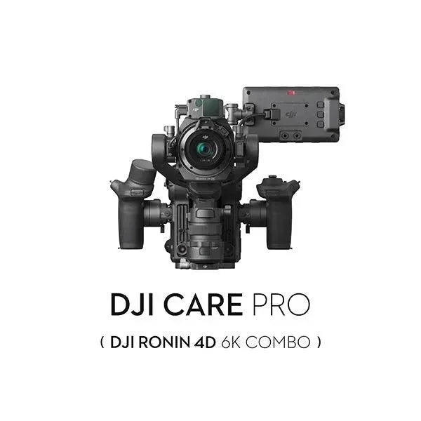 Fotocamera professionale DJI Ronin 4D 6K Combo con impugnature e monitor display frontale.
