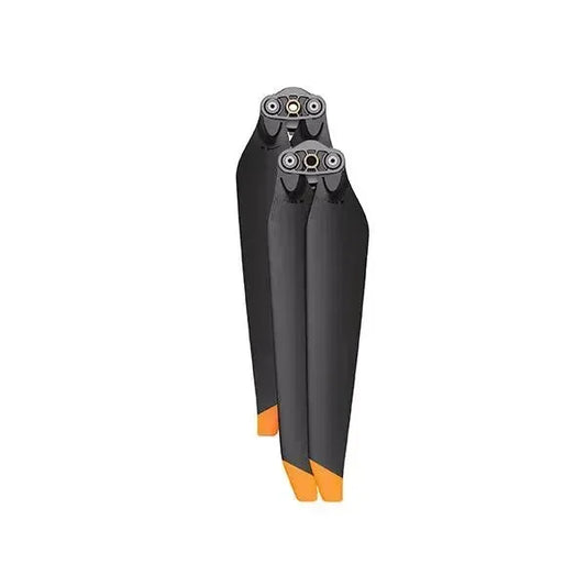Coppia di eliche pieghevoli quick-release nere con punta arancione per drone DJI Inspire 3.