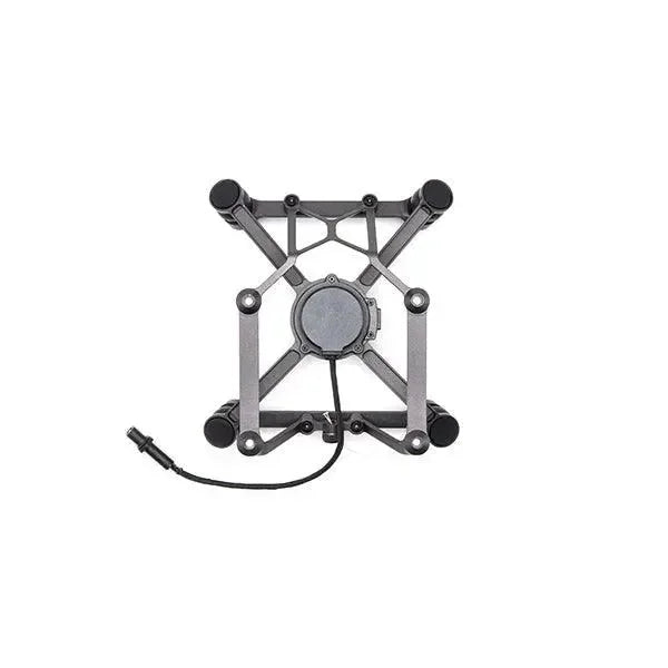 Connettore gimbal superiore per drone DJI Matrice 300, vista frontale, colore nero.