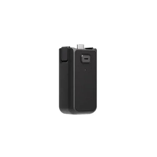 manico batteria nero per DJI Osmo Pocket 3, accessorio fotografico su sfondo bianco