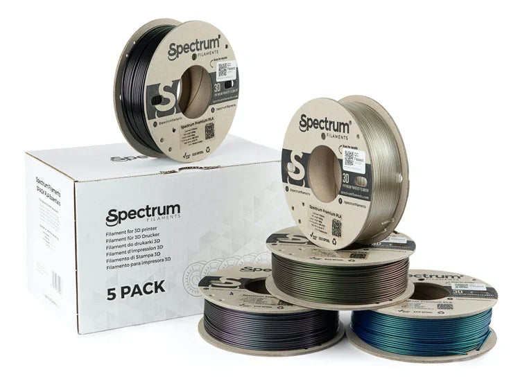 Filamento Spectrum 5PACK PLA Essentials 1,75 mm (5x 0,25 kg)