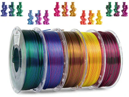 Filamento Spectrum 5PACK PLA Magic SILK 1,75 mm (5x 0,25 kg)
