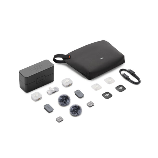 DJI Mic Mini 2 (1 TX + 1 RX mobile + Custodia di ricarica) - 3Digital | Droni e Stampanti 3D