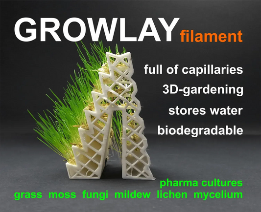 FILAMENTO LAYFILAMENTS GROWLAY - 1,75 MM - 250 G - BIANCO - 3Digital | Droni e Stampanti 3D