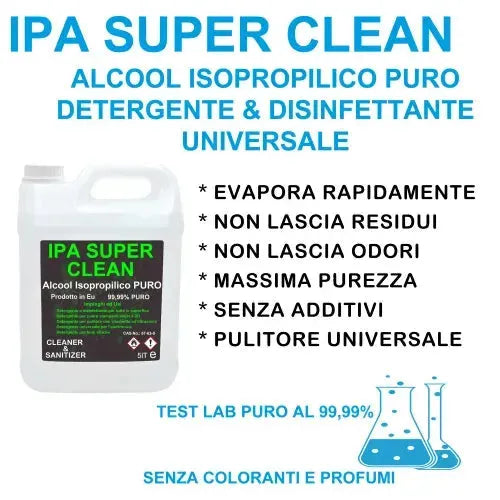 IPA CLEANSER SUPER Alcool Isopropilico 5L - 3Digital | Droni e Stampanti 3D