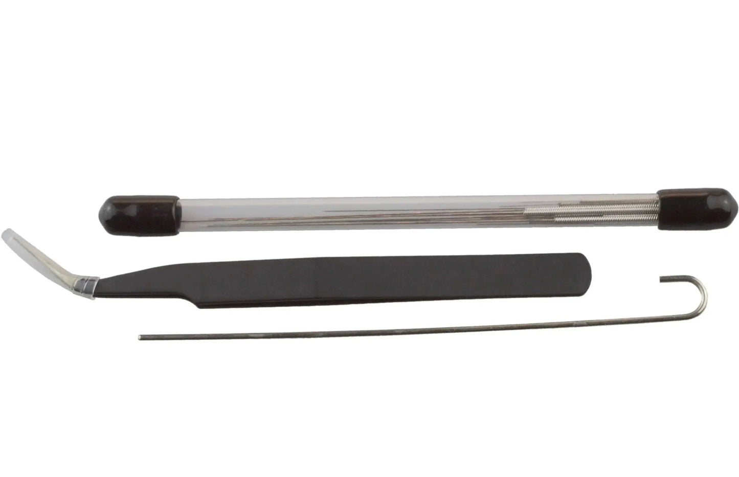 Kit pulizia ugelli stampante 3D con pinzette, aghi e astina in metallo