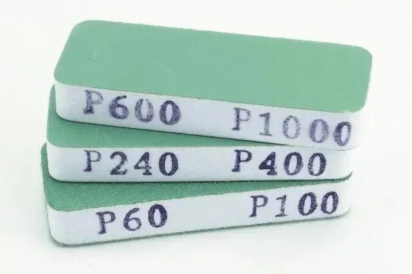 Set di spugne abrasive doppia grana per modellismo e stampa 3D, vari gradi P60-P1000