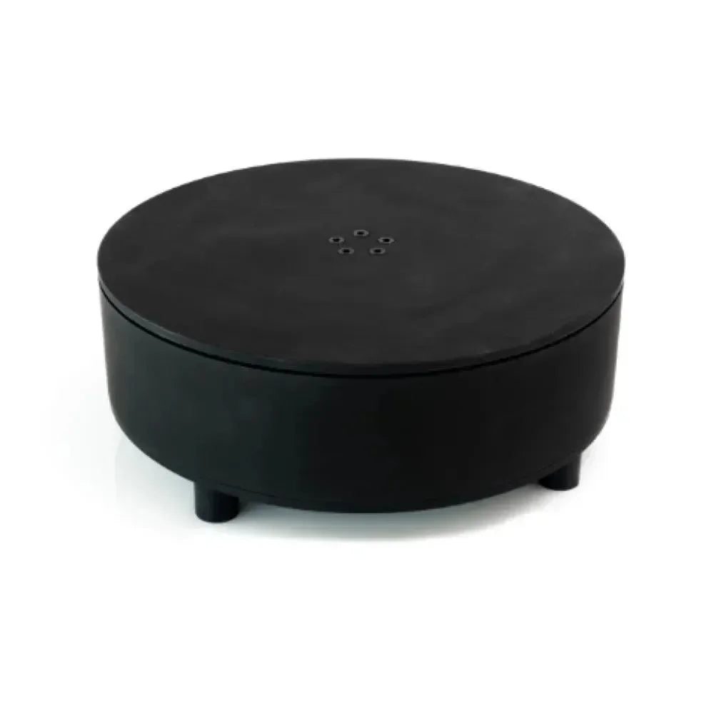 Piatto girevole automatico nero per scanner 3D, ideale per stampa 3D e modellazione