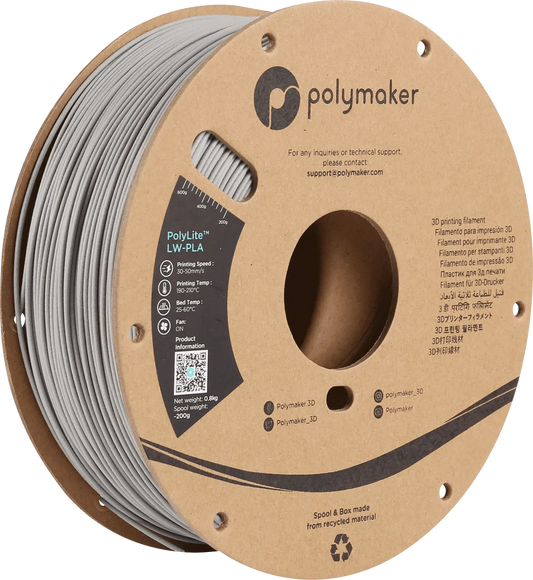 POLYMAKER POLYLITE LW-PLA 1.75mm/800g - 3Digital | Droni e Stampanti 3D