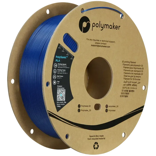 POLYMAKER POLYSONIC HIGH SPEED PLA 1.75mm/1KG - 3Digital | Droni e Stampanti 3D