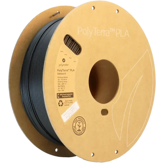 POLYMAKER POLYTERRA PLA EDITION-R BLACK 1KG - 3Digital | Droni e Stampanti 3D
