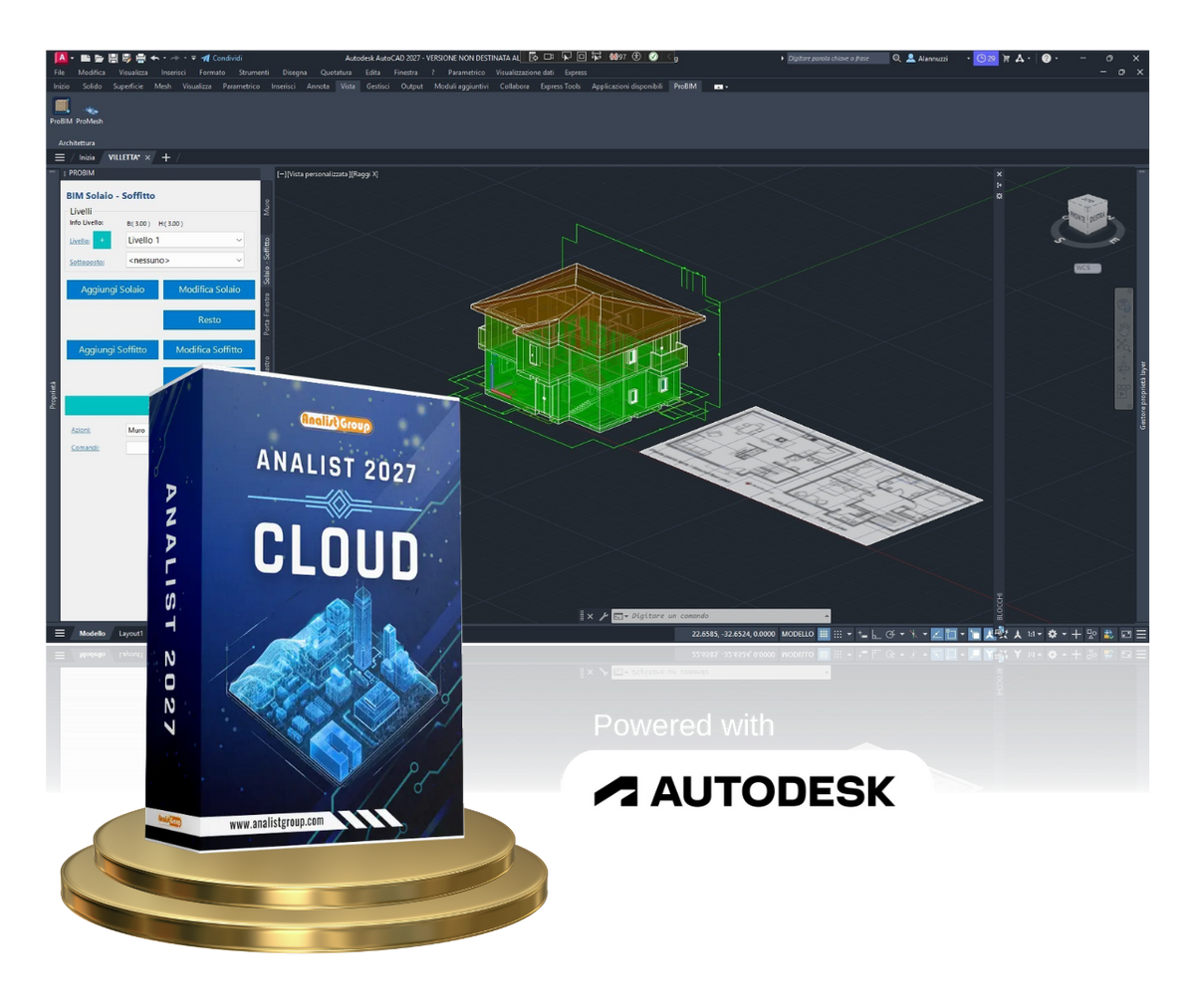 Analist Cloud 2027 - Software per Rilievo