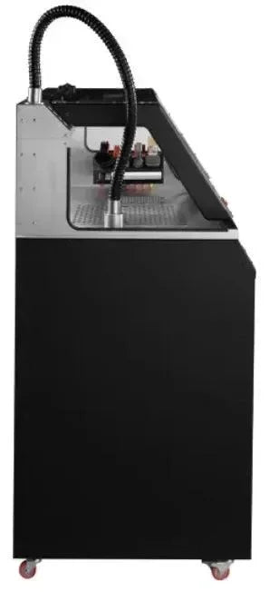 Macchina industriale per stampa 3D Sinterit Multi-PHS, vista laterale, su ruote.