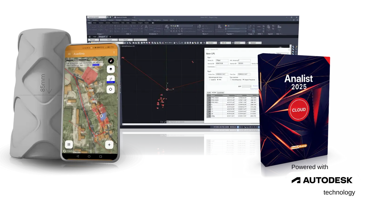 GPS ProTrack con Analist - 3Digital | Droni e Stampanti 3D
