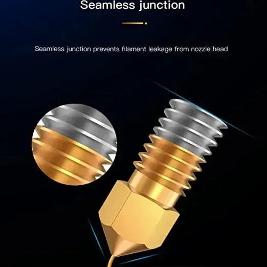 Ugello MK8 in ottone liscio filamenti da 1,75 mm, compatibile con stampanti 3D Creality Ender 3/Ender 3 V2/Ender 5/CR 10 Artillery Hornet - 3Digital | Droni e Stampanti 3D