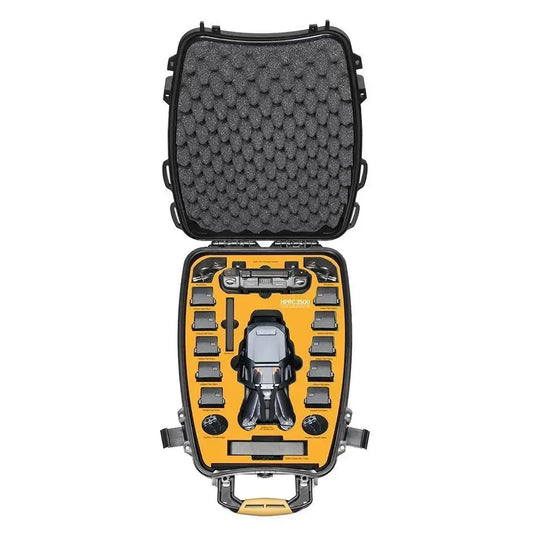 Valigia rigida protettiva per DJI Mavic 3 Pro con schiuma interna sagomata, drone e accessori