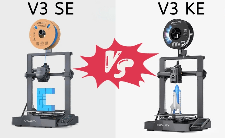 Confronto tra Creality Ender 3 V3 SE e Ender 3 V3 KE -3Digital | Droni e Stampanti 3D