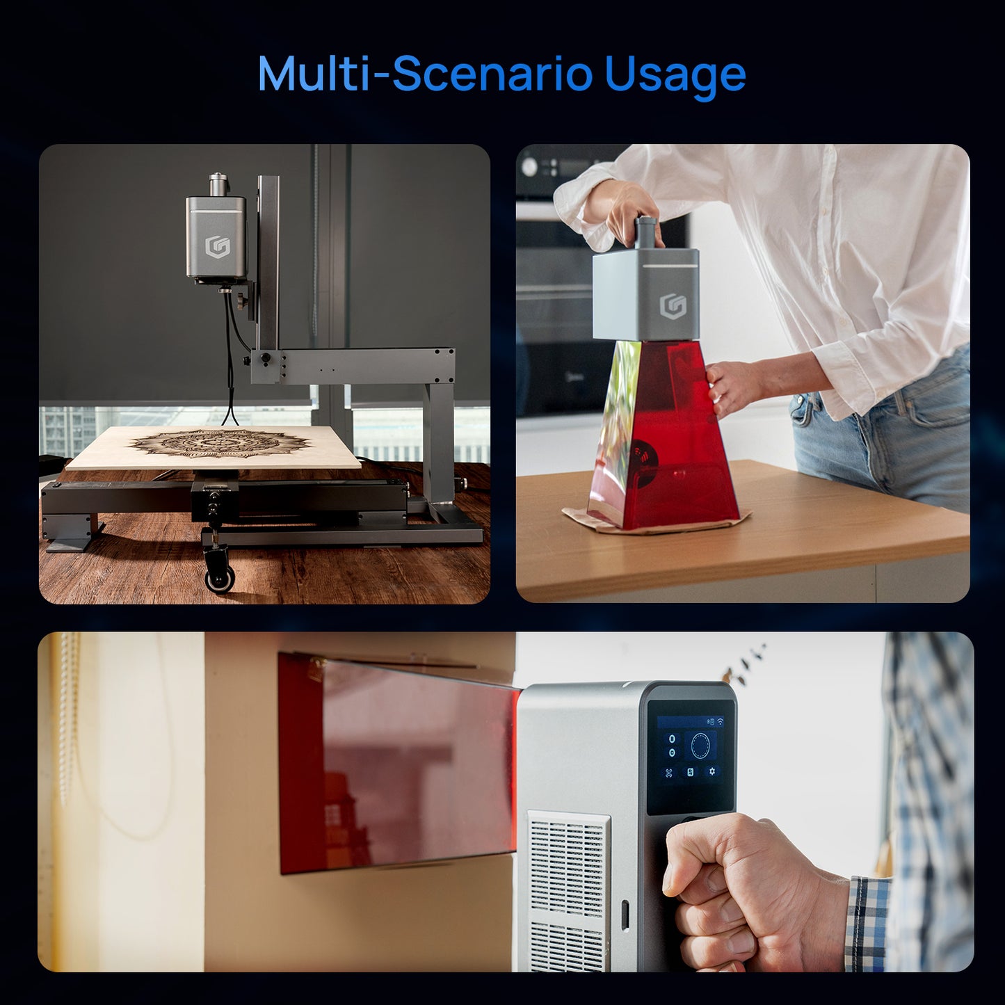 Longer Nano Duo 20W Diode + 2W IR Portable AI Laser Engraver