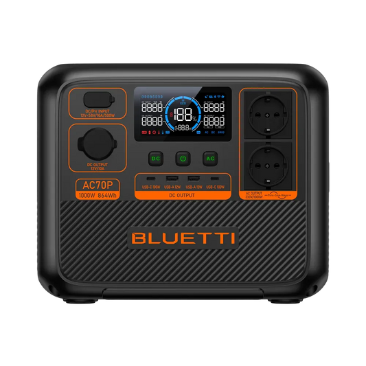 BLUETTI Premium 80 AC70P Power Station Portatile | 1000W 864Wh