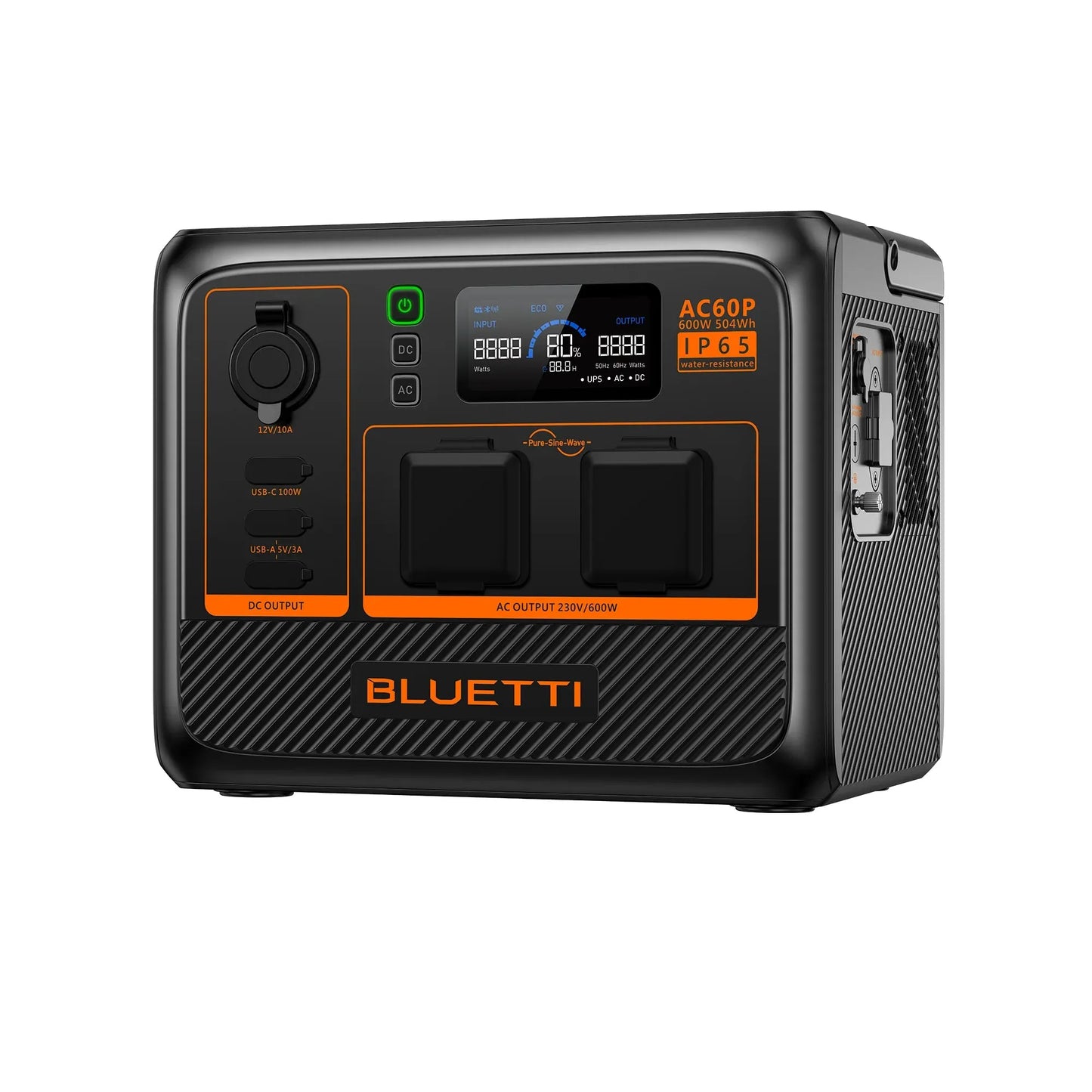 BLUETTI Premium 60S AC60P Power Station Portatile | 600W 504Wh