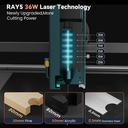 LONGER RAY5 30W Laser head upgrade kit