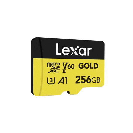 256GB Lexar MicroSDXC Gold V60 U3 A1 - 3Digital | Droni e Stampanti 3D