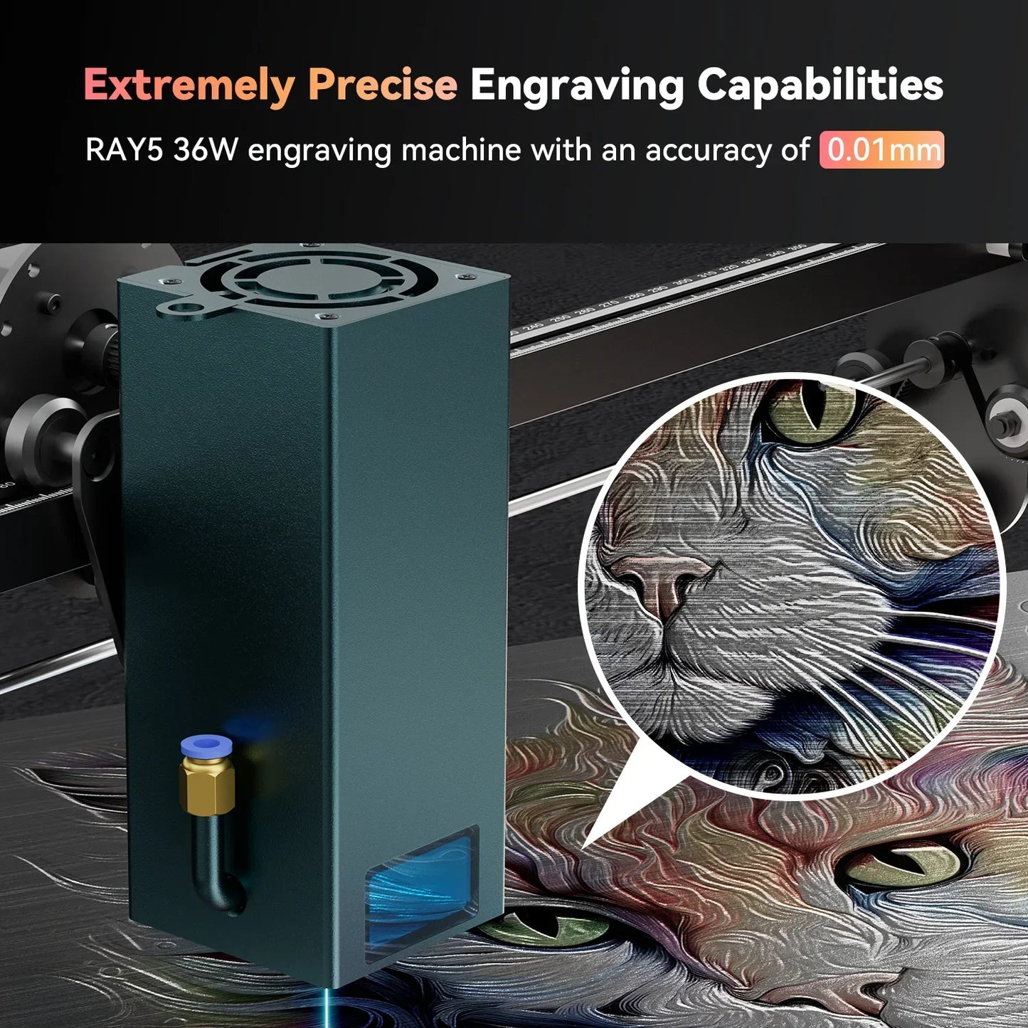 LONGER RAY5 30W Laser head upgrade kit