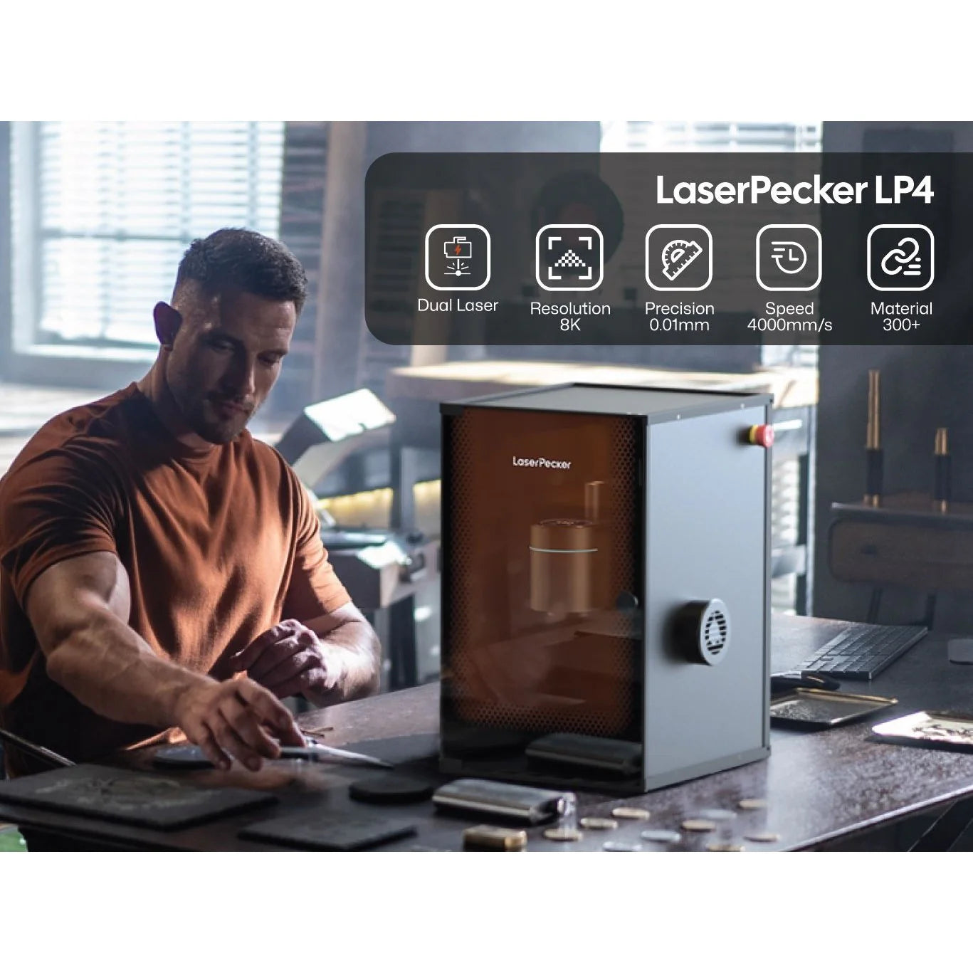 LaserPecker LP4 Classe 1 (+ LP Safeguard box)