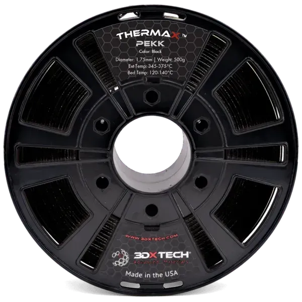 3DXTECH THERMAX™ PEKK BLACK 1.75mm/500g - 3Digital | Droni e Stampanti 3D